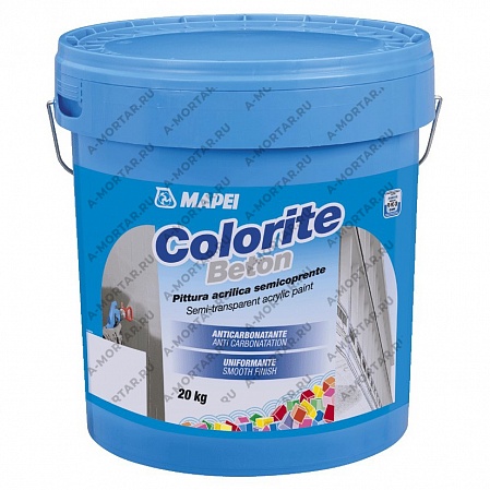 Полупрозрачная акриловая краска Colorite Beton