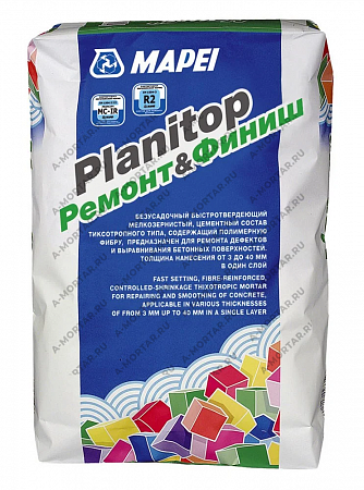 Безусадочный цементный состав Planitop Ремонт & Финиш
